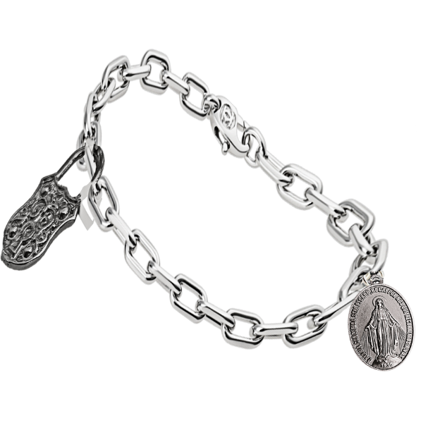 Pulseira Corrente da Consagra&ccedil;&atilde;o a Nossa Senhora